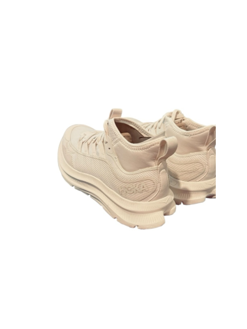 Women's Hoka One One Kawana Mid Athletic Shoes 9.5 Beige - Picture 4 of 7